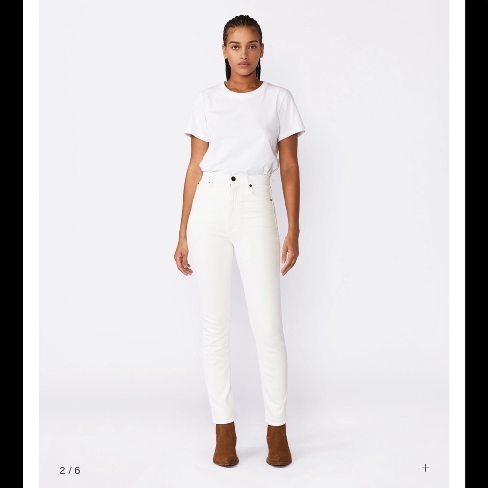 SLVRLAKE BEATNIK.  NWOT
WHITE Size 27